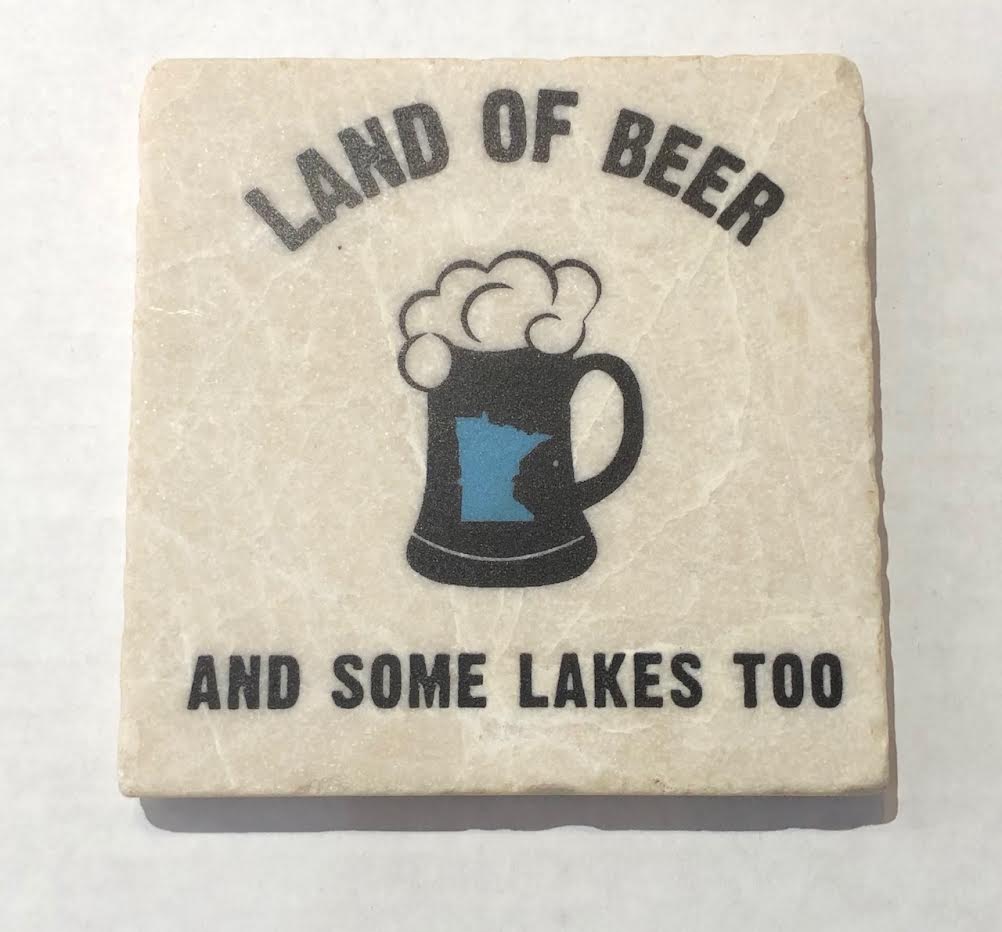 Marble Coaster- Land of Beer - Lake Effect