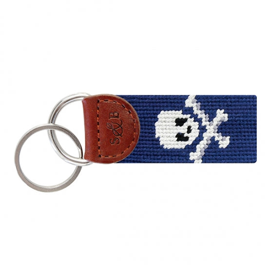 Jolly Roger Key Fob- Navy by Smathers & Branson - Lake Effect