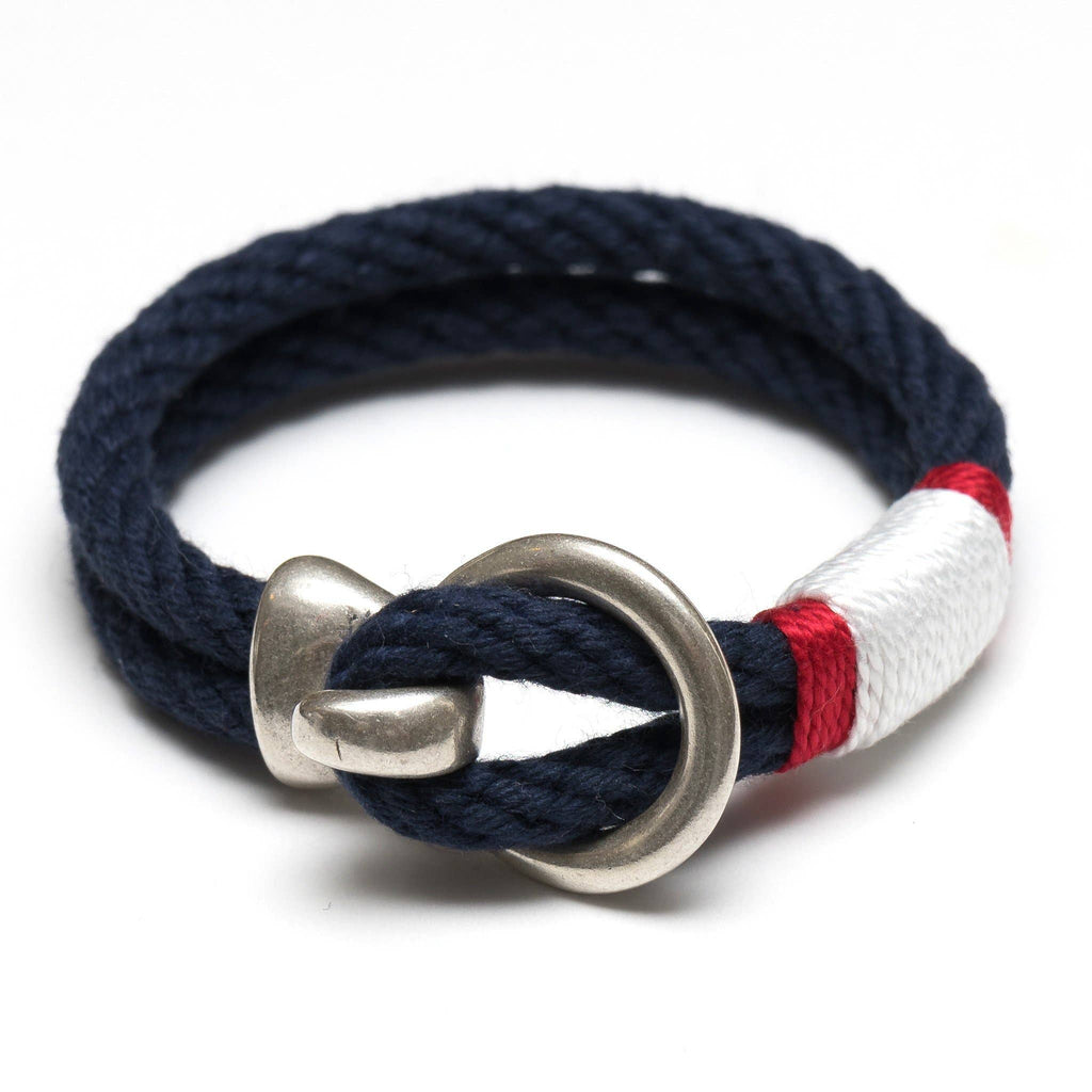 Deckard - Navy/Red/White/Silver by Allison Cole - Lake Effect