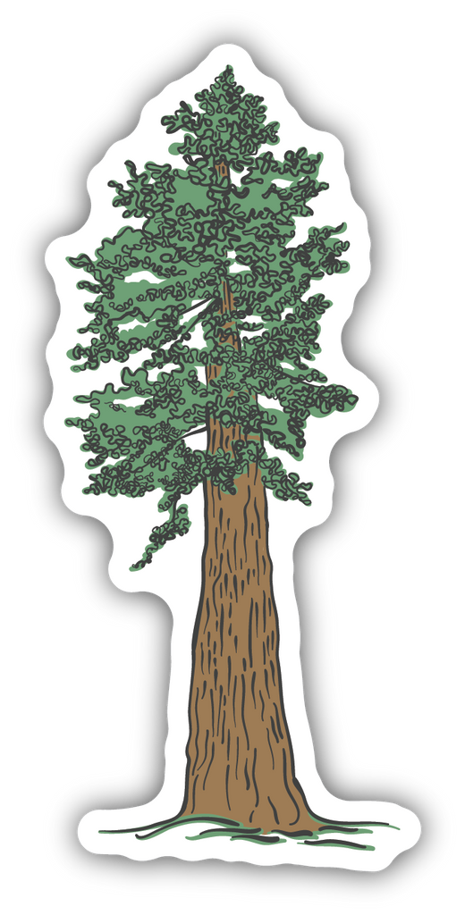 Redwood Tree Sticker - Lake Effect