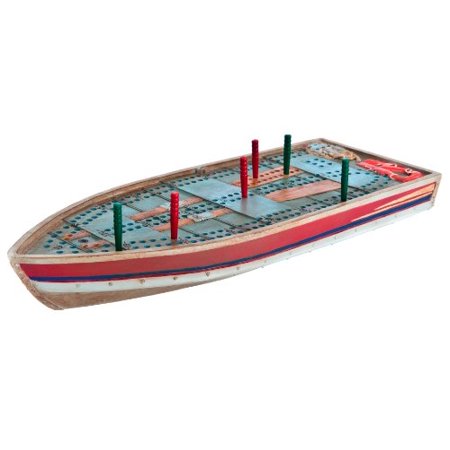 Tin Boat Cribbage Board - Lake Effect