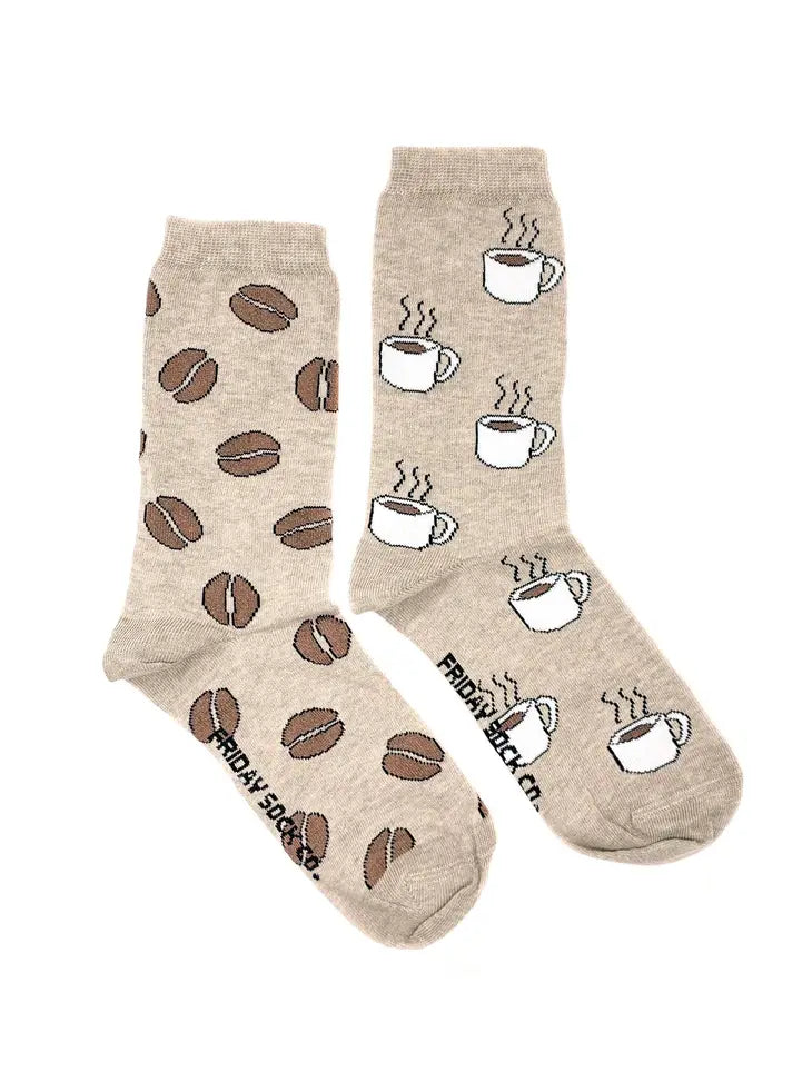 Coffee & Beans Women's Socks - Lake Effect