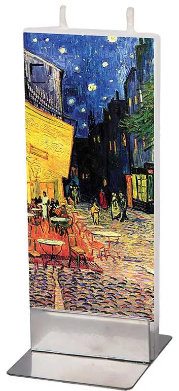 Flat Handmade Candle - Van Gogh Café Terrace - Lake Effect