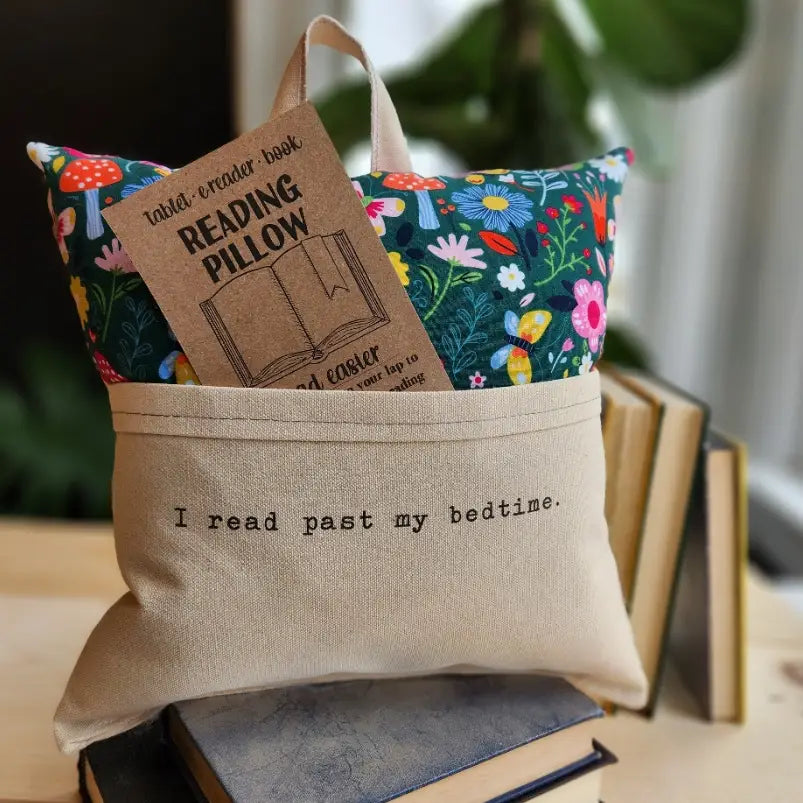 Reading Pillow- Read Past my Bedtime Forest - Lake Effect