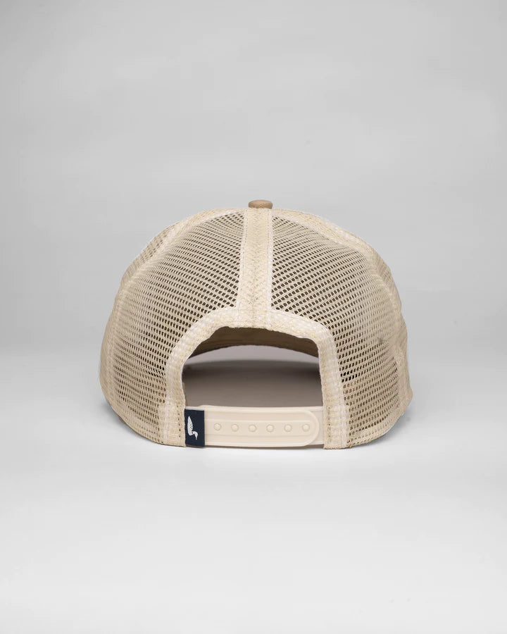 Paddle Forth Trucker Hat- Khaki by Great Lakes Co. - Lake Effect