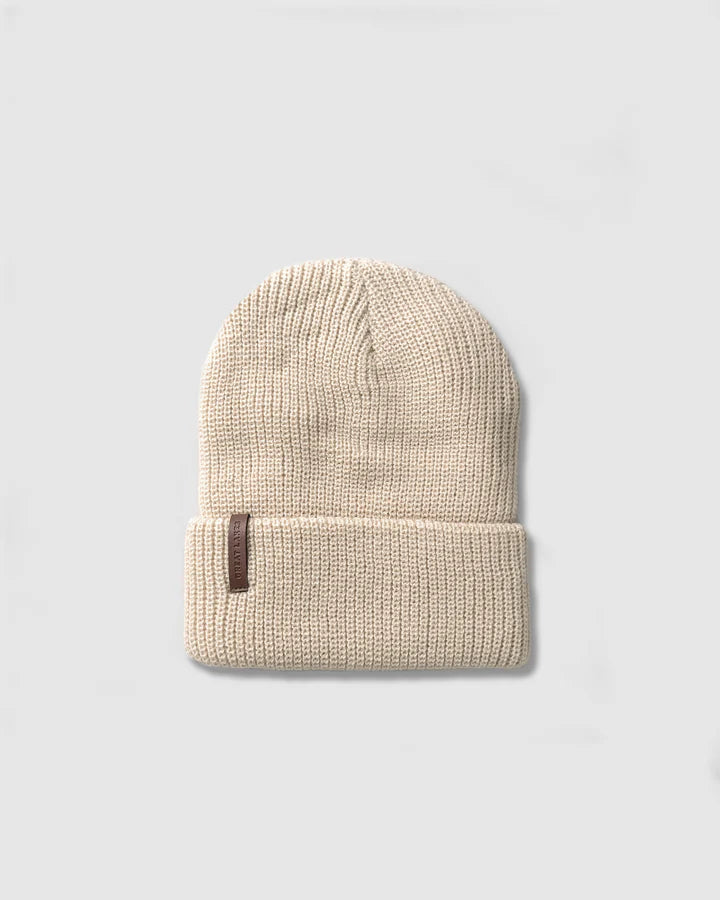 Waffle Knit Beanie- Oatmeal by Great Lakes Co - Lake Effect