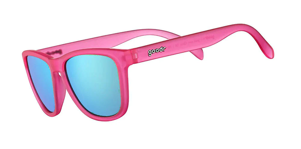 Flamingos on a Booze Cruise Goodr Sunglasses - Lake Effect