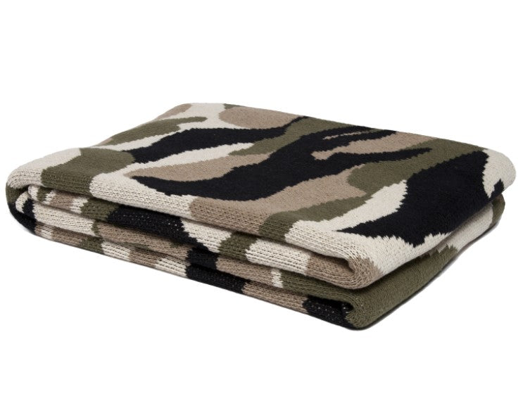 Eco Camouflage Throw by In2Green - Lake Effect