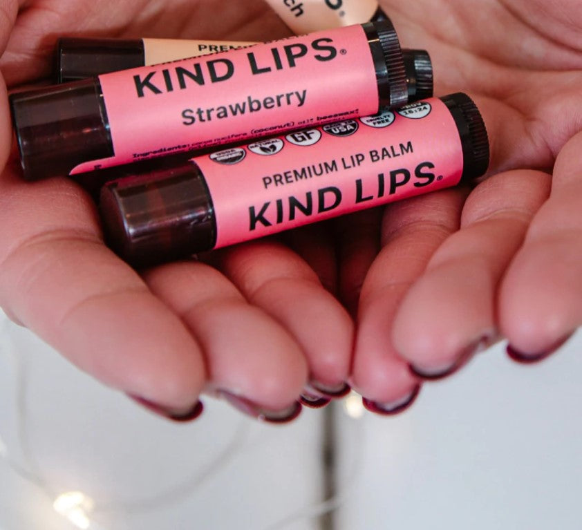 Strawberry Organic Lip Balm by Kind Lips - Lake Effect