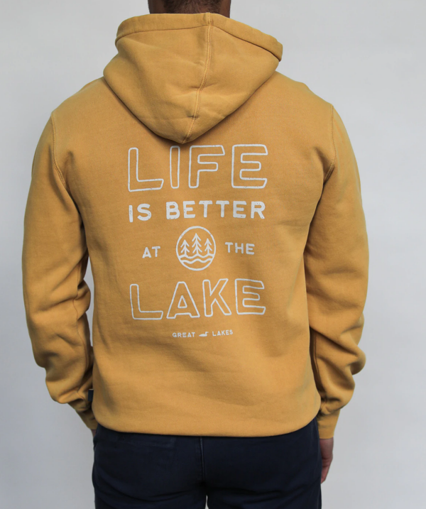 Lake Life Hoodie- Golden Hour by Great Lakes Co. - Lake Effect