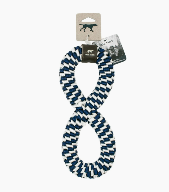 Braided Infinity Dog Toy by Tall Tails - Lake Effect