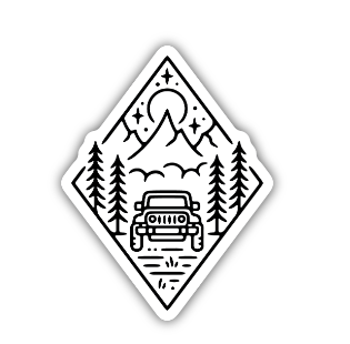 Outdoor Jeep Sticker - Lake Effect