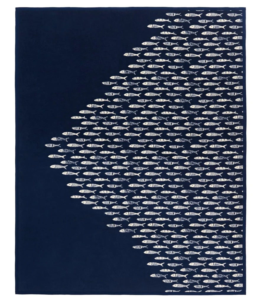 Herring Run Fish Blanket by ChappyWrap - Lake Effect