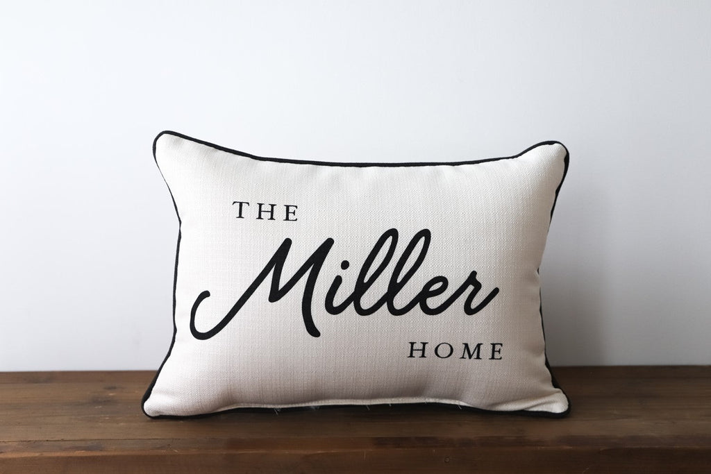 Family Home Pillow - Lake Effect