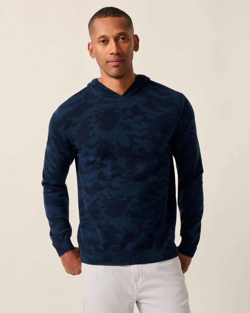 Neil Camo Hooded Sweater By Johnnie-O | Lake Effect