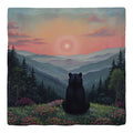 Black Bear Blue Ridge Sunset | Drink Coaster: 4.25" x 4.25"