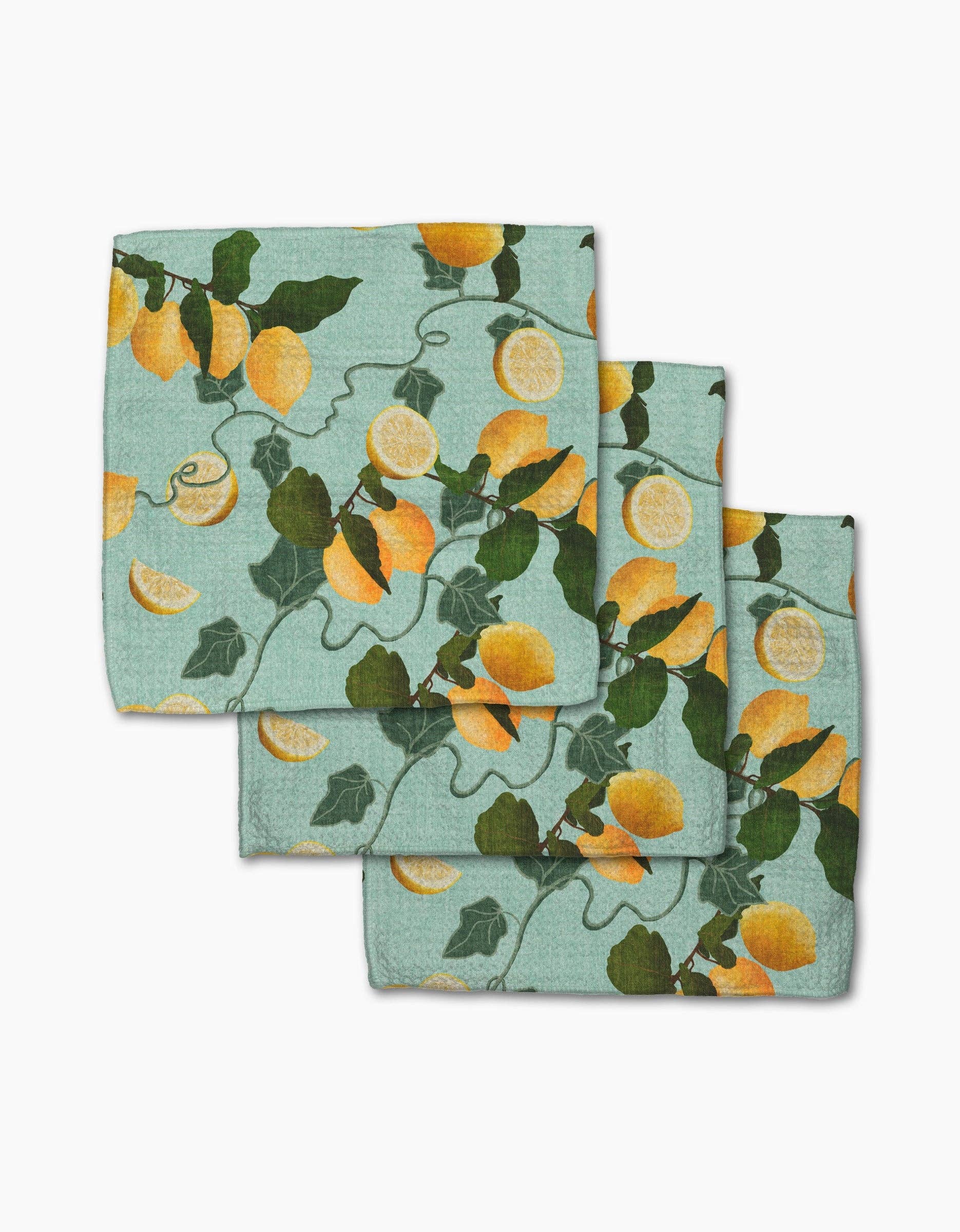 Geometry Amalfi Lemon Dishcloth - Thumbnail 2