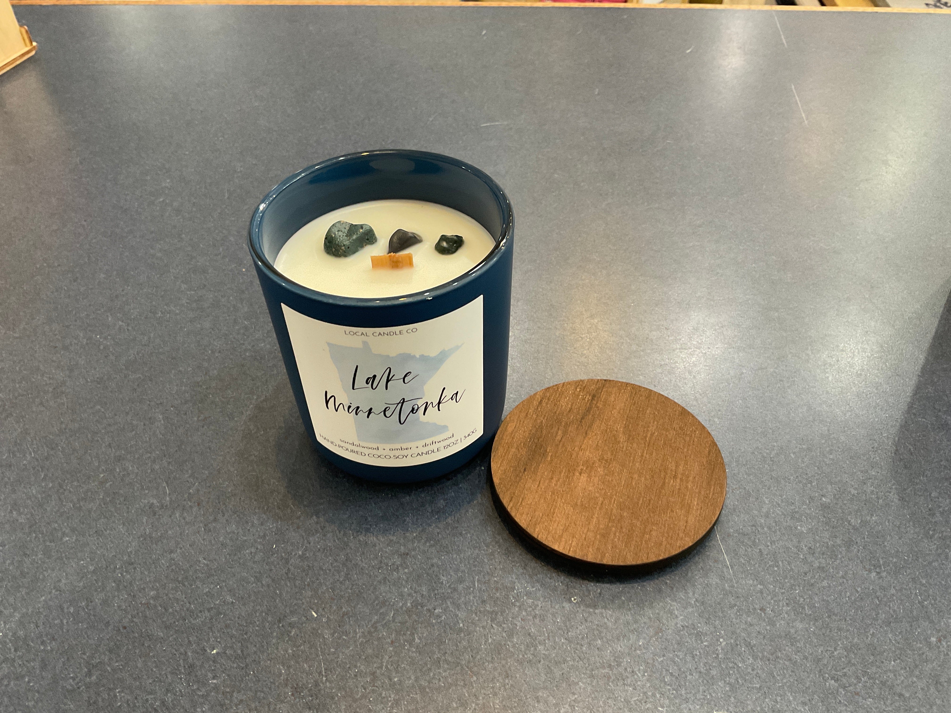 Local Lake Minnetonka Candle- Navy