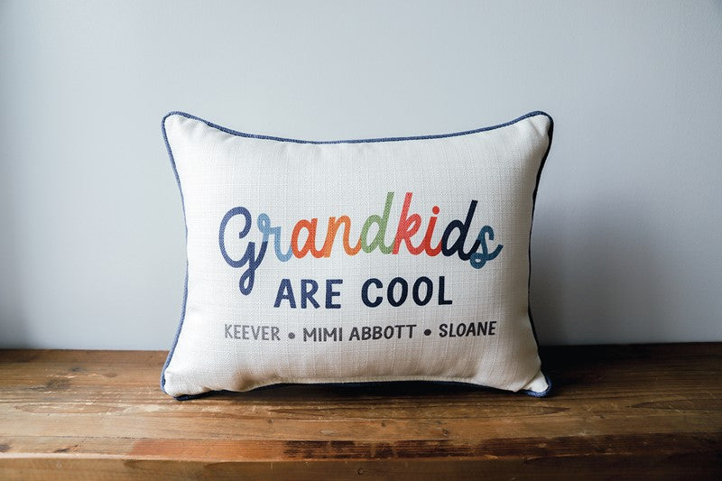 Grandkis Are Cool Pillow - Lake Effect