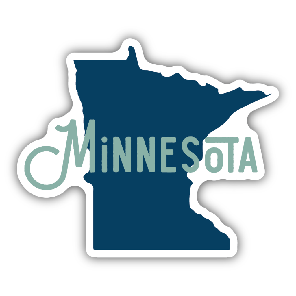 Minnesota State Sticker - Lake Effect