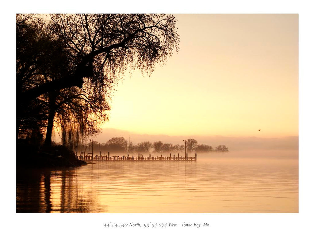Water Series Print- Caribbean Docks- Tonka Bay - Lake Effect