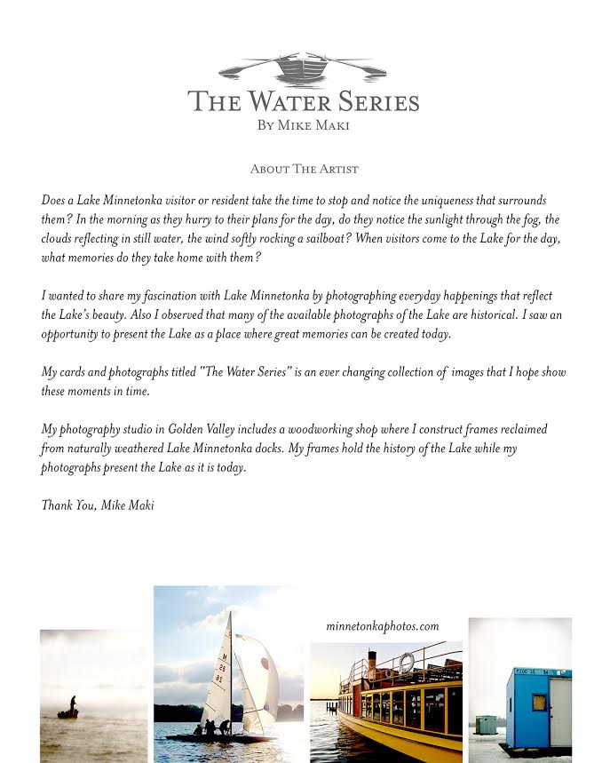 Water Series Print- Caribbean Docks- Tonka Bay - Lake Effect