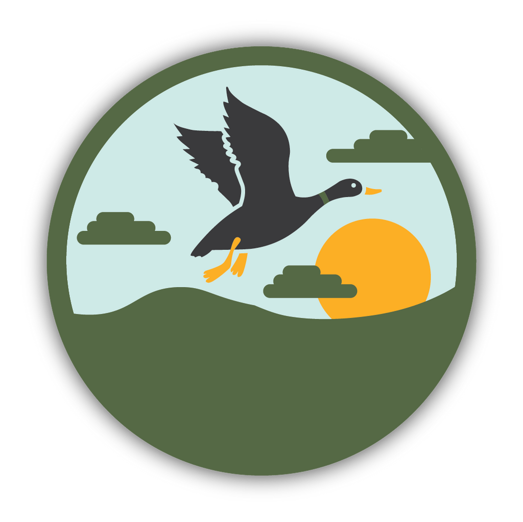 Flying Duck Sticker - Lake Effect