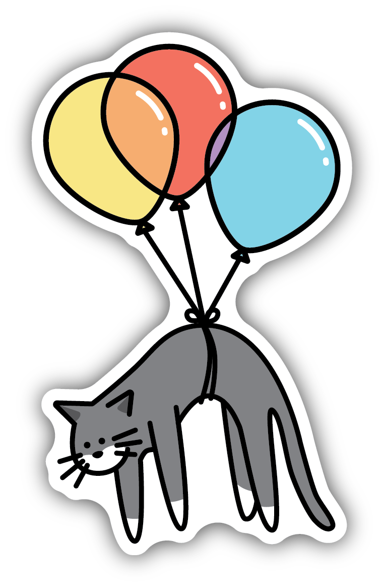 Balloon cat best sale