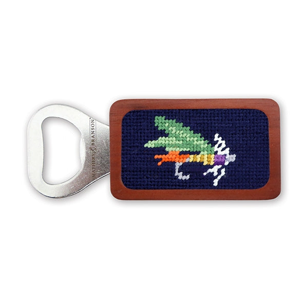 Fishing Fly Needlepoint Bottle Opener by Smathers & Branson - Lake Effect