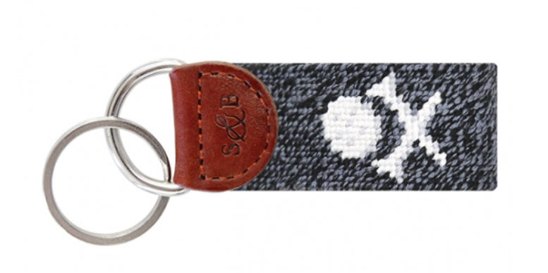 Scratch Golf Needlepoint Keyfob - Lake Effect