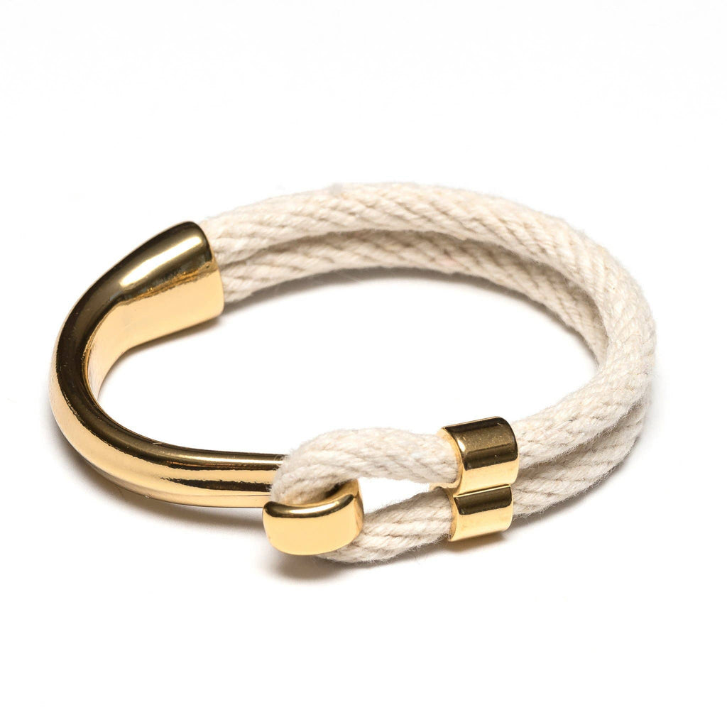 Hampstead Bracelet - Ivory/Gold by Allison Cole - Lake Effect