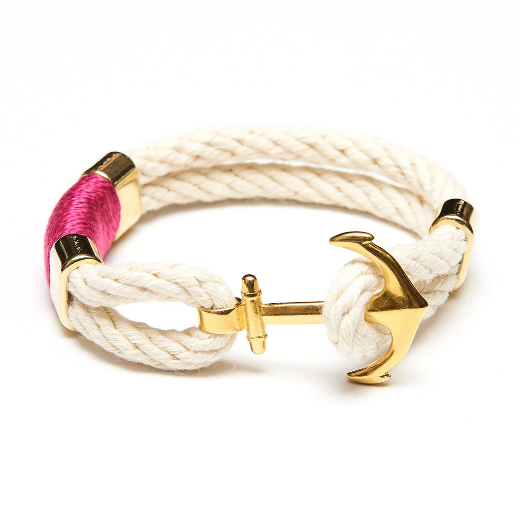 Waverly Bracelet - Ivory/Pink/Gold by Allison Cole - Lake Effect
