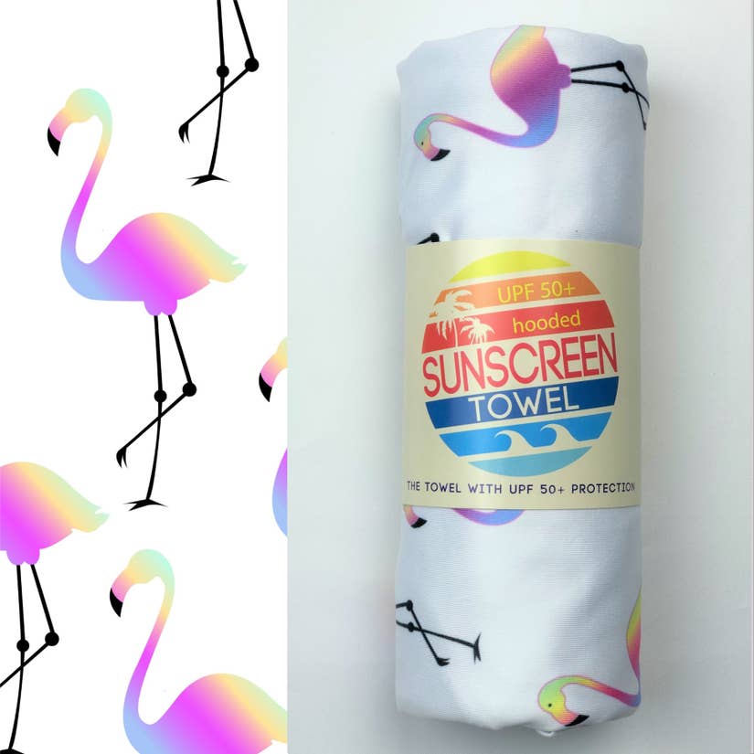 Hooded UPF Kids Towel by Luv Bug - Lake Effect