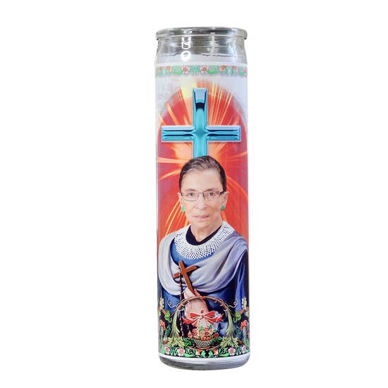 Ruth Bader Ginsberg Celebrity Prayer Candle - Lake Effect