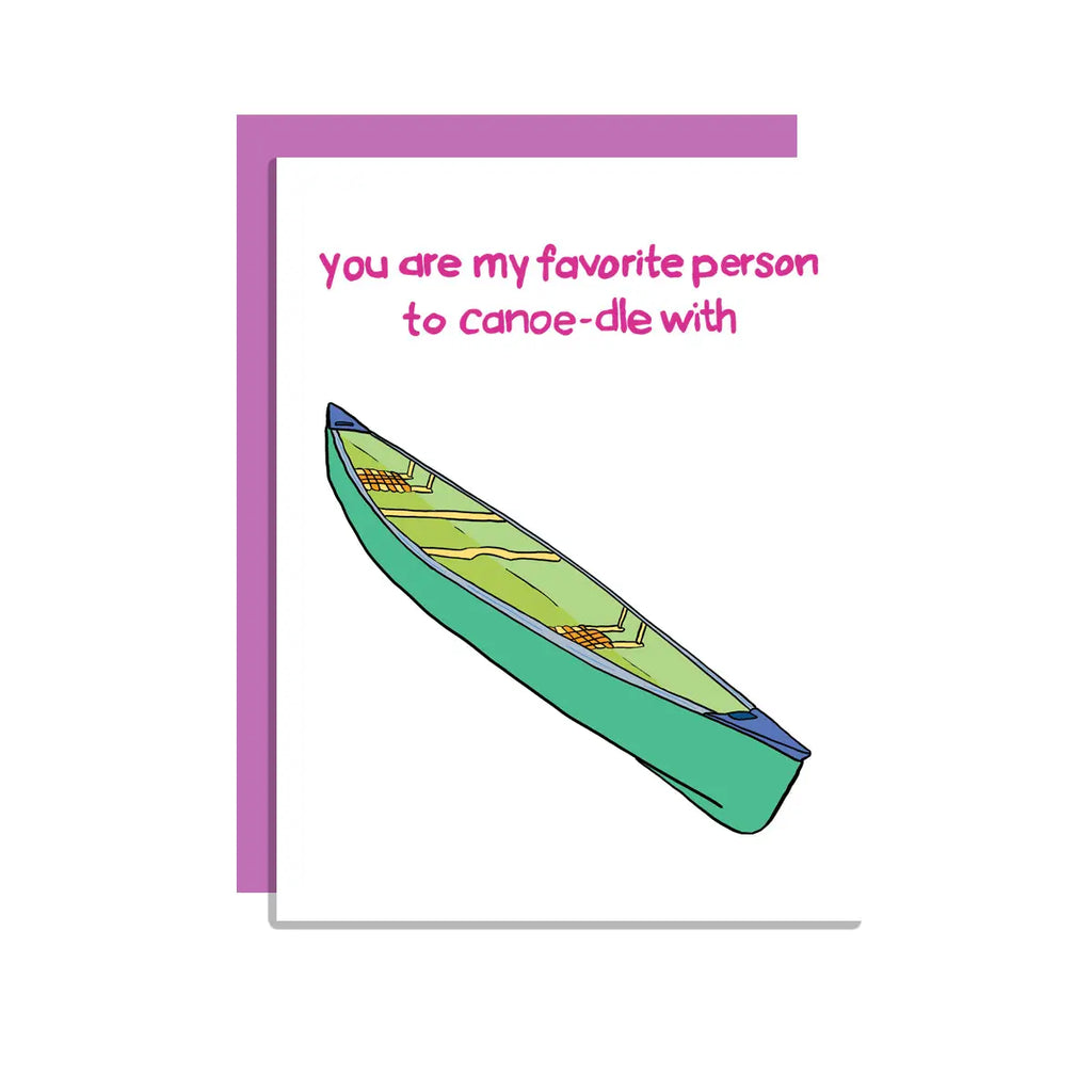Canoe-dle Card - Lake Effect