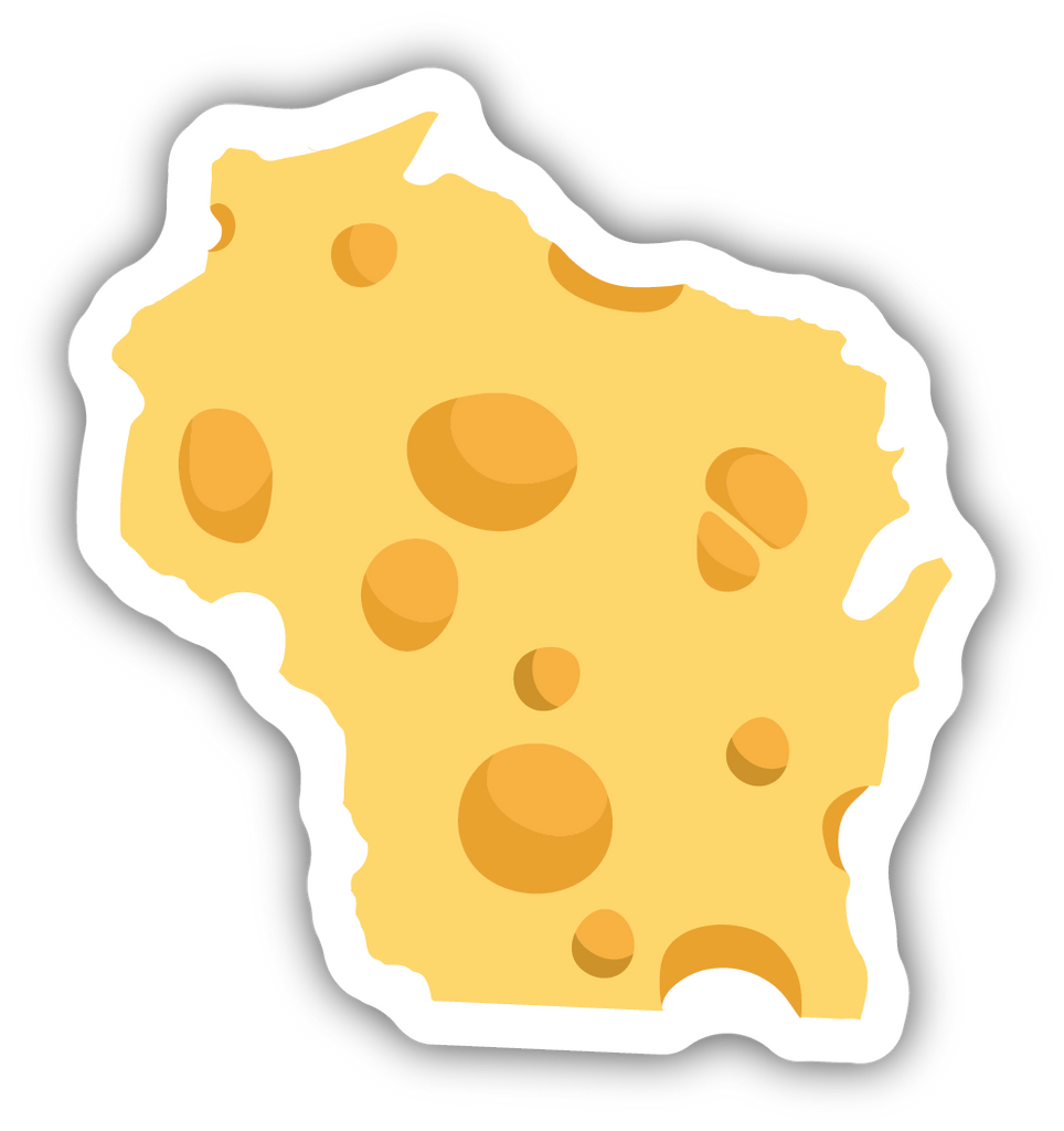 Cheese Wisconsin Sticker - Lake Effect