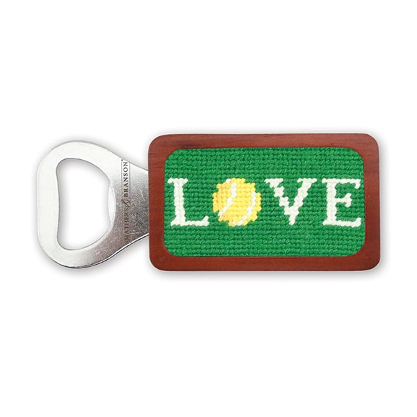 Love All Needlepoint Bottle Opener by Smathers & Branson - Lake Effect