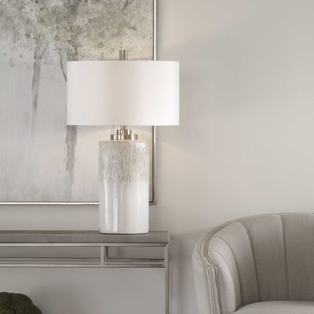 Georgios Cylinder Table Lamp - Lake Effect