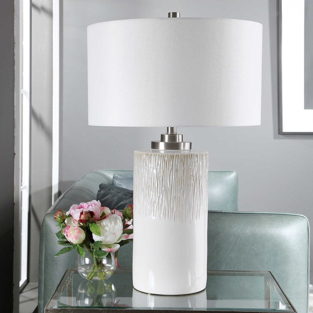 Georgios Cylinder Table Lamp - Lake Effect