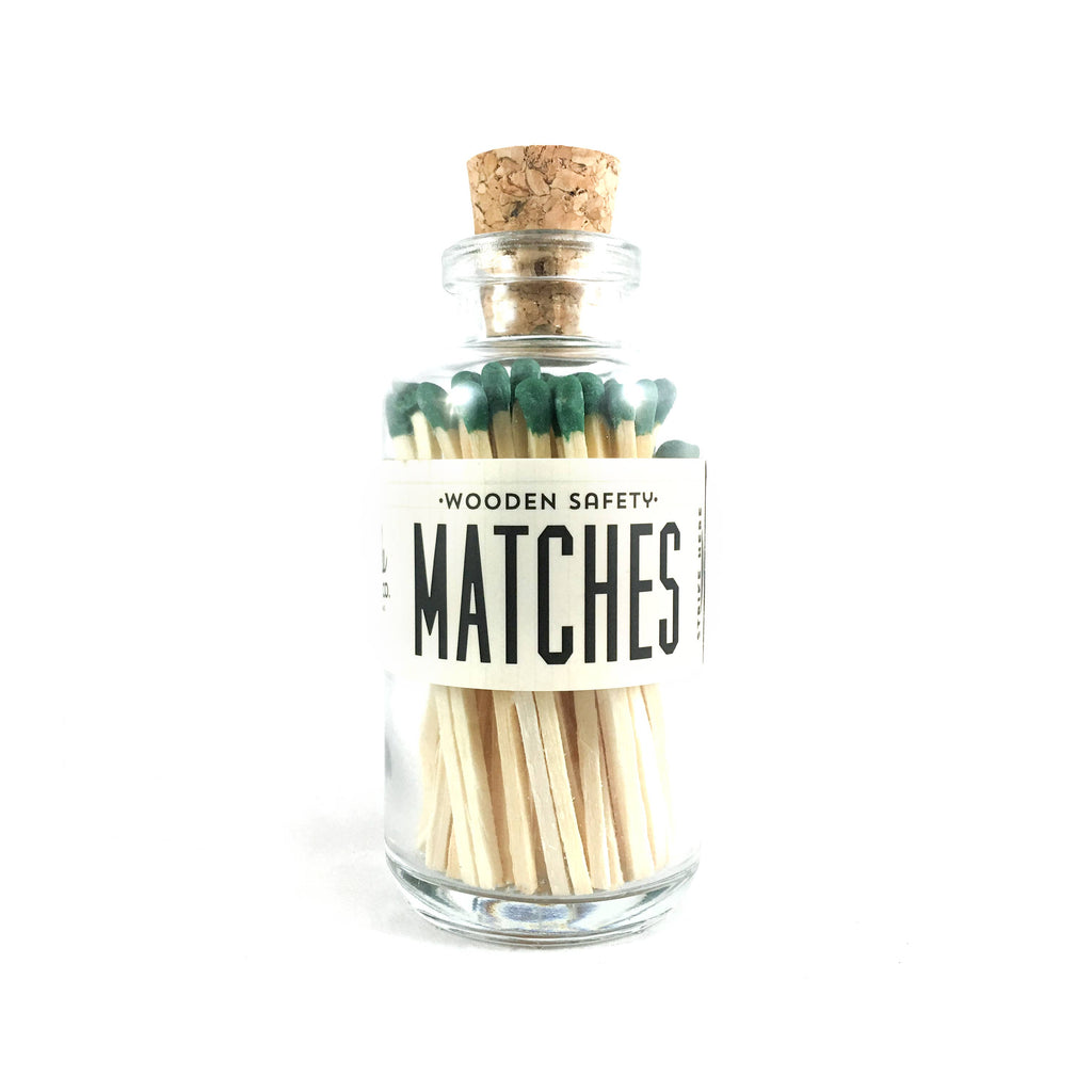 Olive Small Vintage Apothecary Matches - Lake Effect