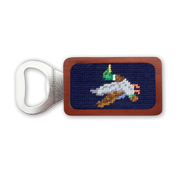 Mallard Needlepoint Bottle Opener by Smathers & Branson - Lake Effect