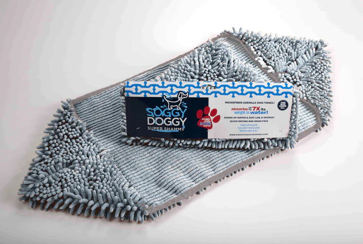 Soggy Doggy Super Shammy Grey - Lake Effect