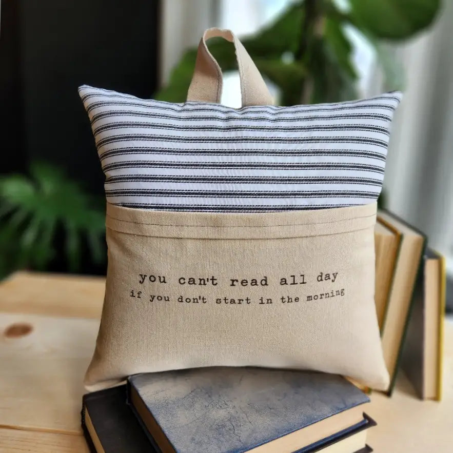 Reading Pillow-You Can’t Read All Day - Lake Effect
