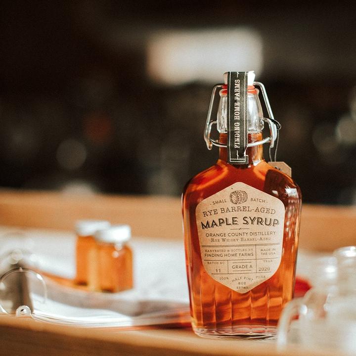 Rye Barrel-Aged Organic Maple Syrup by Finding Home Farms - Lake Effect
