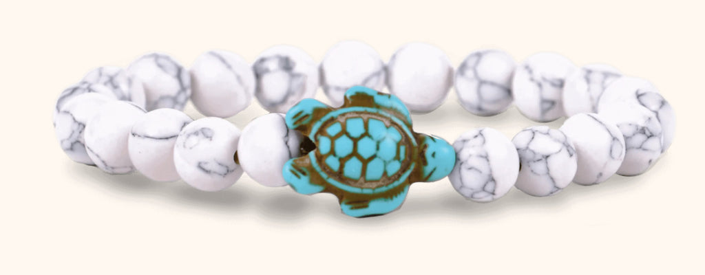 Journey Bracelet- White Howlite - Lake Effect