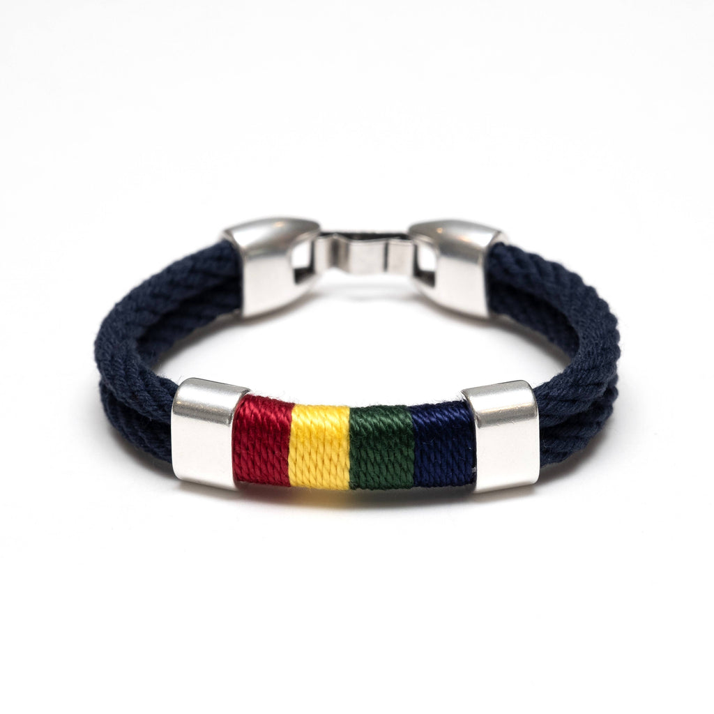 Hancock Bracelet - Navy/Silver by Allison Cole - Lake Effect