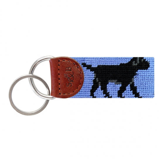 Black Lab Key Fob-Blue by Smathers & Branson - Lake Effect