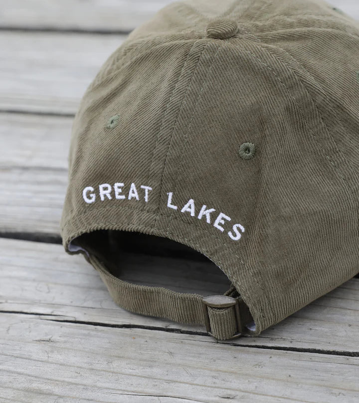 Treeline Hat- Corduroy Olive by Great Lakes Co. - Lake Effect