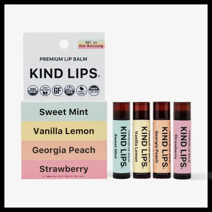 Kind Lips 4 Pack Variety - Lake Effect