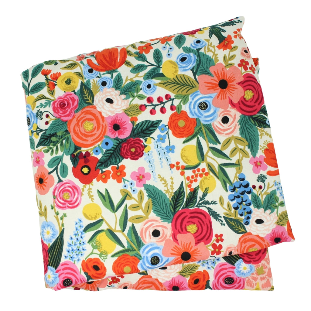 Large Heat Wrap- Cream and Pink Floral - Lake Effect